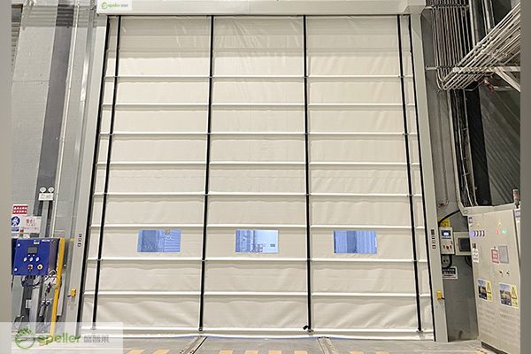 抗風堆積式快速門